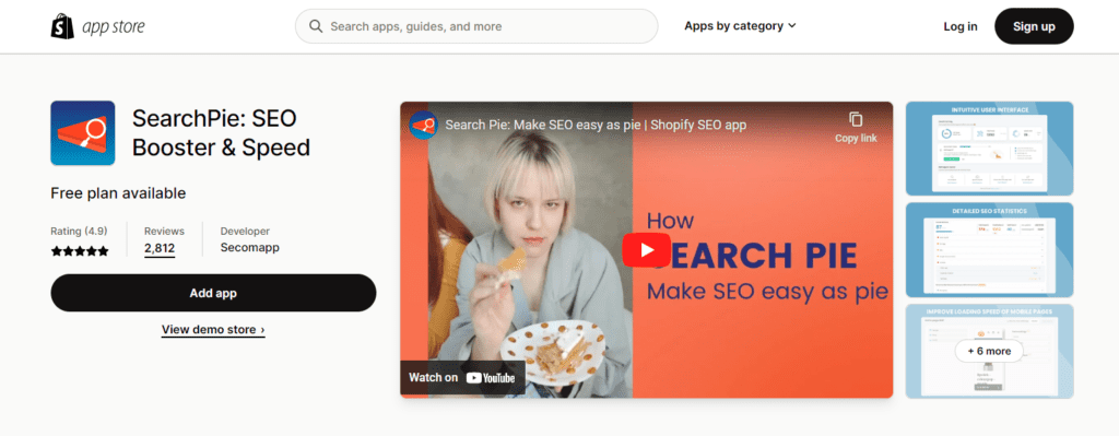 search pie seo app