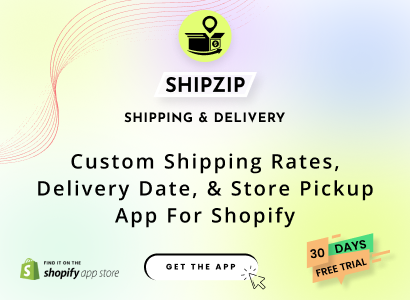 ShipZip Shipping & Delivery Shopify App for Custom Shipping Rates, Delivery Date Picker, In-Store Pickup by Cirkle Studio