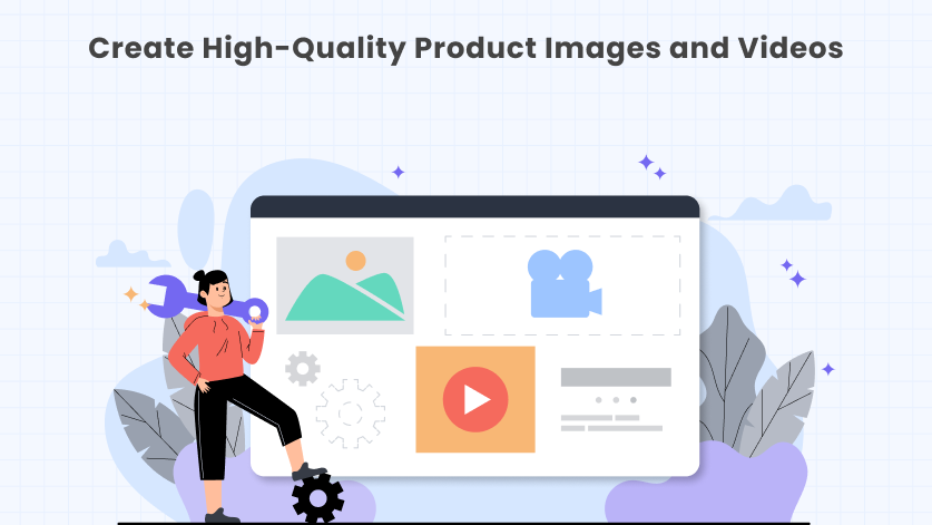 Tip #4: This image shows that when you set up a Shopify store it's important to make high-quality images and videos of your products