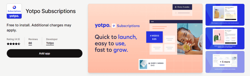Yotpo Subscriptions