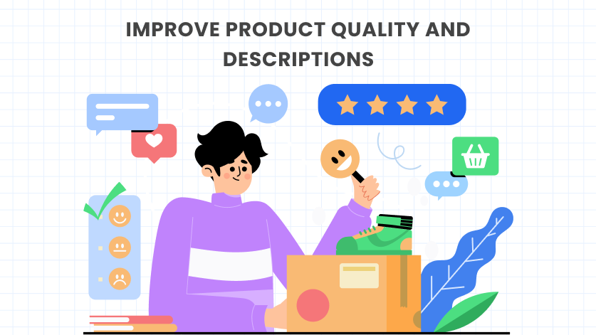 improve product quality and descriptions to reduce returns and refunds